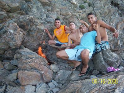 de comidita en la playa qe regalada